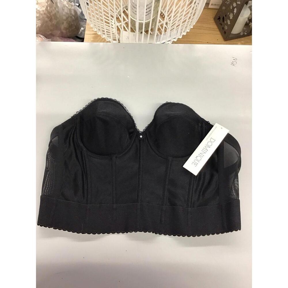 Dominique apparel corset bra size 34B with side boning underwire pad less new